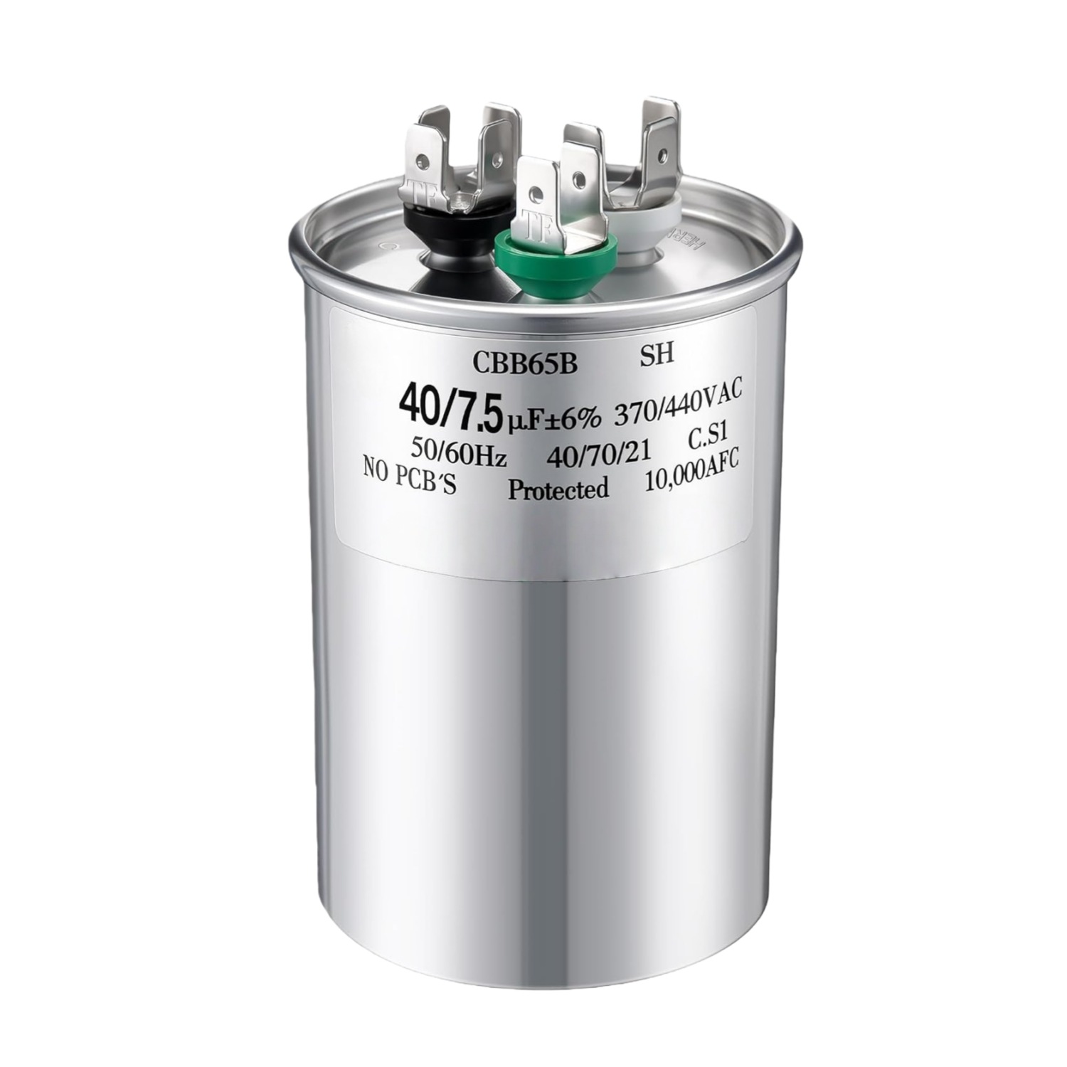 40+7.5 Mfd Dual Run Capacitor 440V