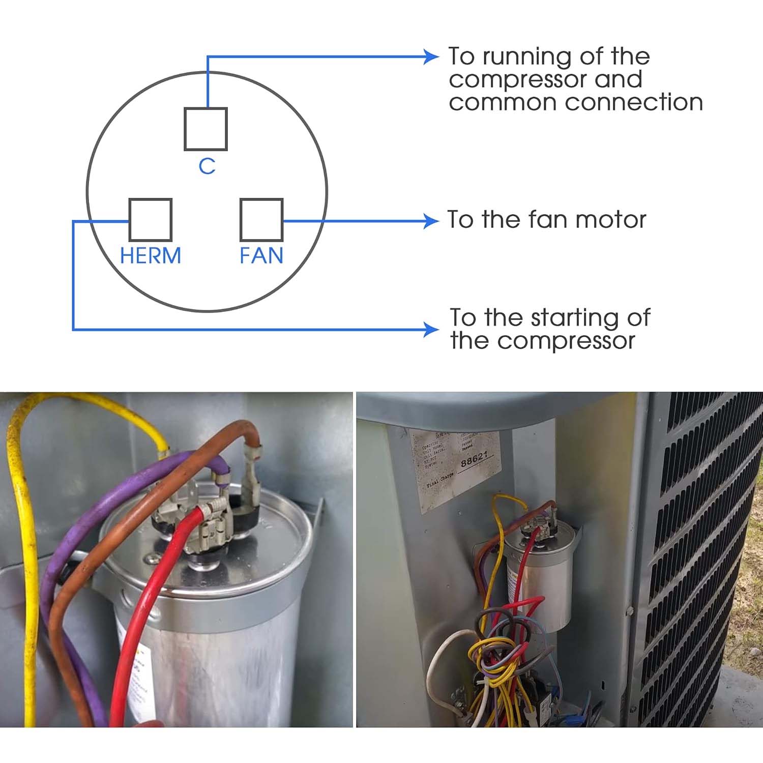 CBB65 Motor Capacitor