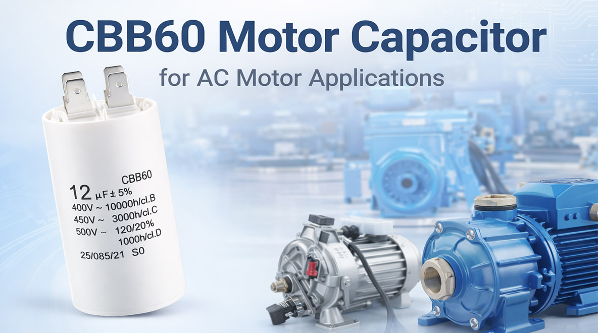 CBB60 Motor Capacitor for AC Motor Applications