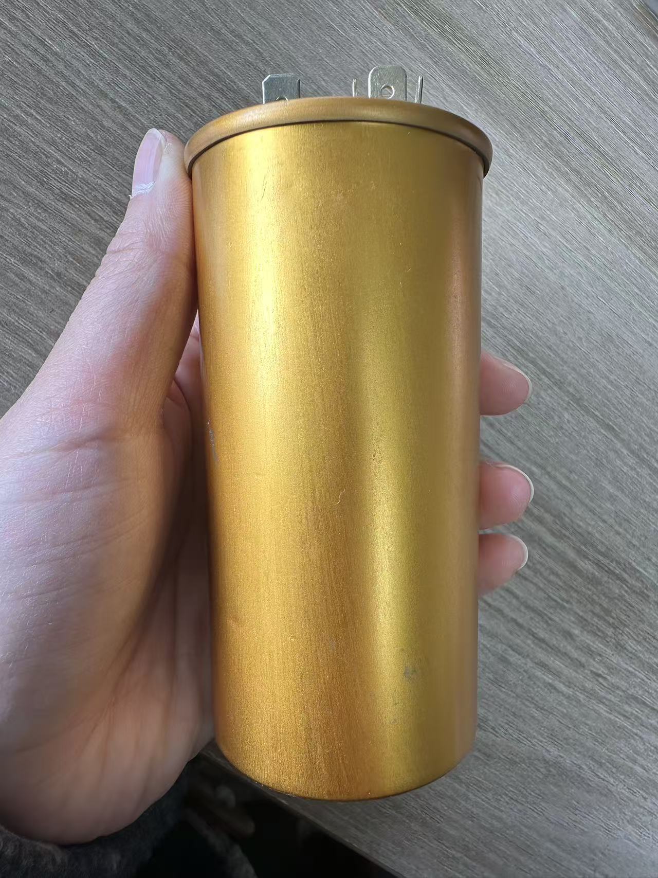 CBB65 motor run capacitor aluminum case design with stable electrical performance